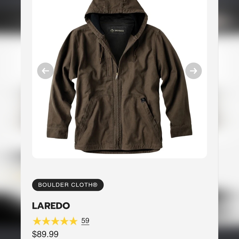 Men's Olive Hooded Jacket